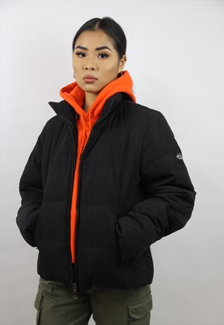 VINTAGE CHAMPION BLACK PUFFER JACKET