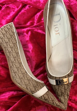 DIOR MONOGRAM HEELS WITH BOX DESIGNER