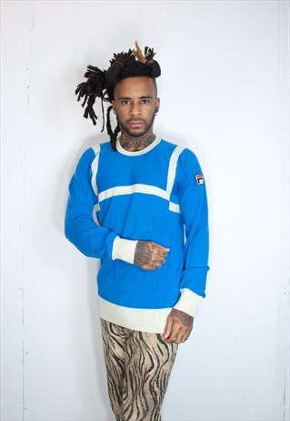VINTAGE EMBROIDED FILA JUMPER
