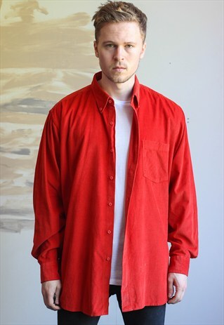 VINTAGE OVERSIZED CORDUROY SHIRT