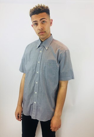 LACOSTE EMBROIDERED SHORT SLEEVE SHIRT