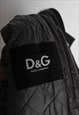 VINTAGE DOLCE AND GABBANA PADDED PUFFER COAT BROWN