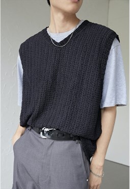 Men's premium knitted vest S VOL.5