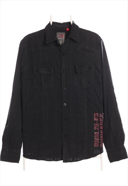 Vintage 90's Edgar Dungaree Shirt Long Sleeve Button Up