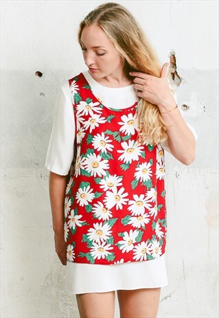 VINTAGE 90S FLORAL GRUNGE DRESS