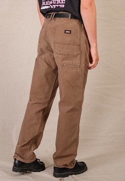 Vintage Dickies Carpenter Trousers Men's Brown