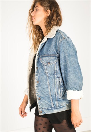 VINTAGE 80S LEVIS WINTER SHEEPSKIN JACKET / R1200R050