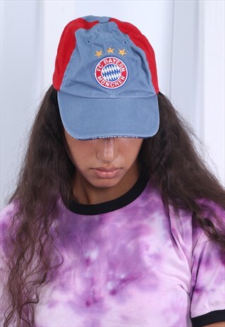 VINTAGE 90S BAYERN MUNICH CAP. HAT. SUMMER/ FESTIVAL