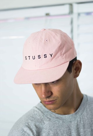 VINTAGE STUSSY CAP LOGO 90S X 2.9
