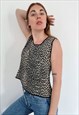 Leopard vintage blouse