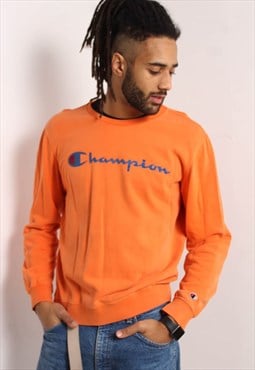 Vintage Champion Sweatshirt Orange