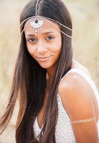 HEAD CHAIN, HAIR CHAIN, FESTIVAL HEAD PIECE, BOHO HAIR