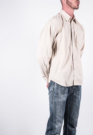 VINTAGE CREAM LONG-SLEEVED SHIRT