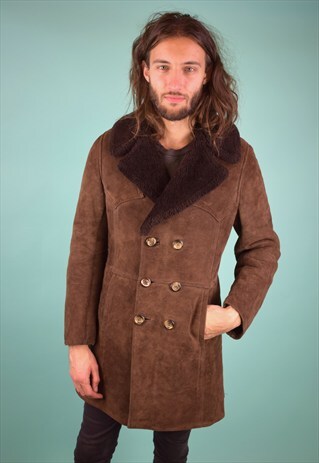 VINTAGE 90'S SHEARLING COAT