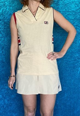 Vintage 1970s Tennis Skirt and Top 
