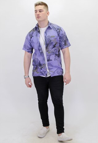 VINTAGE PATTERN FESTIVAL SHIRT
