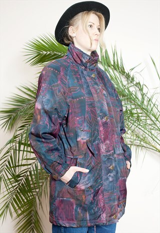 VINTAGE 80S / EARLY 90S BEAUTIFUL OVERSIZED PARKA JACKET