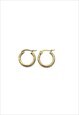 Gold Small Stainless steel hoop earrings
