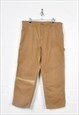 VINTAGE CARHARTT CARPENTER JEANS BROWN W38 L30
