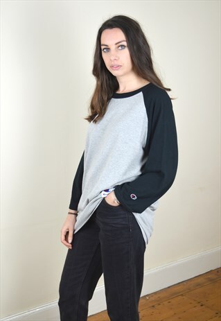 1990S VINTAGE CHAMPION OVERSIZED BASEBALL TOP