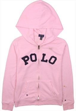 Vintage 90's Polo Ralph Lauren Hoodie Spellout Full Zip Up