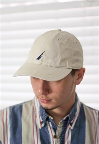 VINTAGE NAUTICA BASEBALL CAP LOGO 90S X 3.9