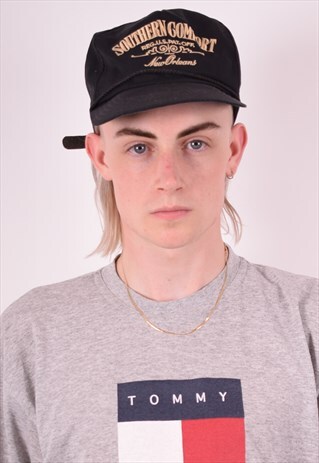 MENS VINTAGE CAP ONE SIZE BLACK 90S
