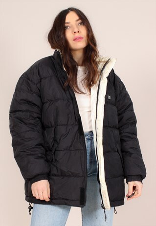 VINTAGE 90S OVERSIZED REVERSIBLE PUFFER JACKET