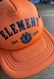NEON ORANGE ELEMENT TRUCKER HAT