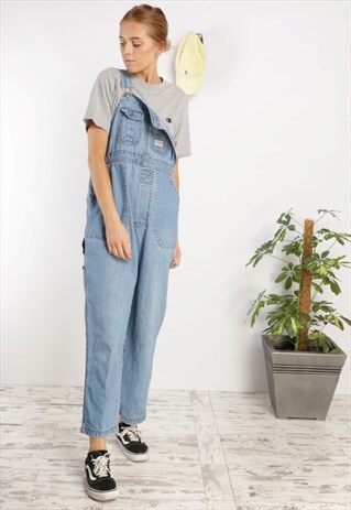 VINTAGE DENIM DUNGAREES Z642