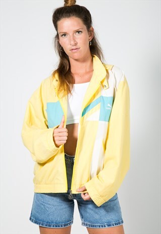 VINTAGE 80'S USA PUMA SHELL SPORT JACKET / S1385