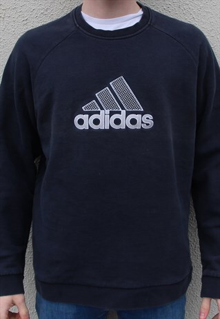 Vintage Adidas Big Logo Sweatshirt Size 