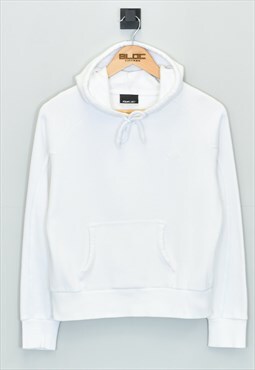 Vintage Reebok Hooded Sweatshirt White XXXSmall