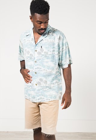 VINTAGE 80S HAWAIIAN SHIRT / S1617