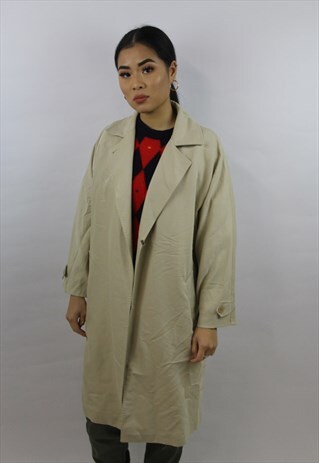 VINTAGE MAX MARA BEIGE TRENCH COAT