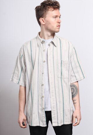 VINTAGE AZTEC PATTERNED SHIRT