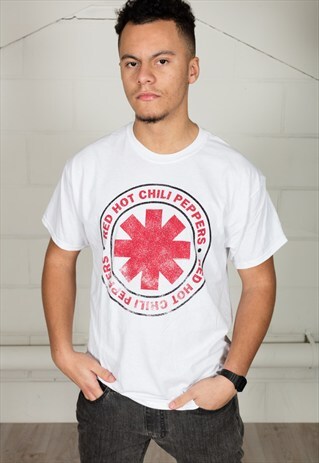 RED HOT CHILI PEPPERS VINTAGE DISTRESSED UNISEX T-SHIRT
