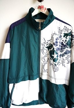 Vintage 90s Windbreaker Sports Jacket Running outwear