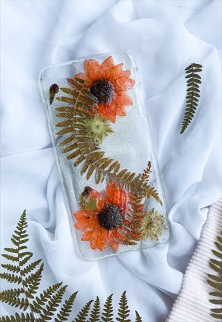 IPHONE 6/6S PLUS REAL DRIED FLOWER CASE/ FLOWER COVER