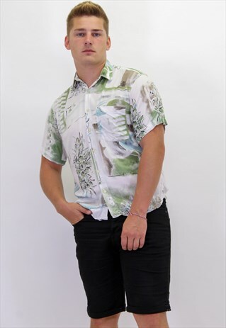 VINTAGE CRAZY PATTERN FESTIVAL SHIRT