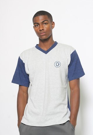 VINTAGE CHAMPION T-SHIRT GREY