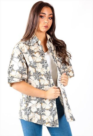 VINTAGE PATTERNED SHIRT S568