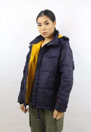 VINTAGE DIADORA NAVY PADDED SPORTS JACKET