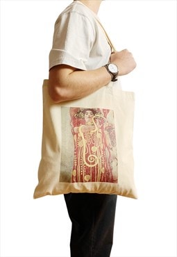 Gustav Klimt Hygeia Vintage Art Tote Bag