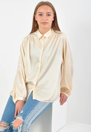 VINTAGE 90'S SHIRT IN BEIGE