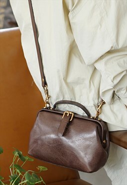 Vintage Small Leather Crossbody Bag