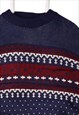 YOUNGBLOODS 90'S KNITTED COOGI STYLE CREWNECK JUMPER / SWEAT
