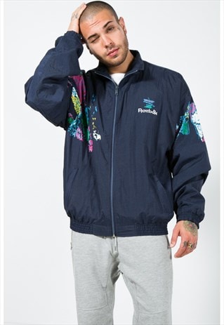 VINTAGE 80S REEBOK SHELL SPORT JACKET / S1403