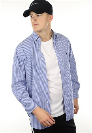 VINTAGE RALPH LAUREN STRIPED LONG SLEEVE SHIRT