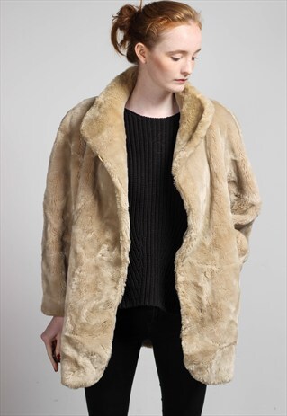 VINTAGE FAUX FUR JACKET